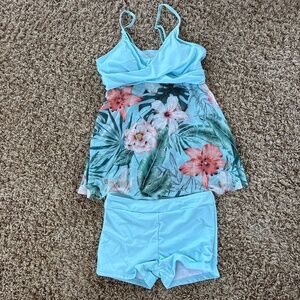 Girls 2-piece swim suit tankini size 12